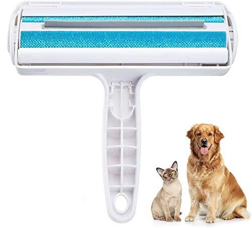 Zhao&ans Pet Hair Remover Roller for Furniture, Self-Clean Cat Dog Hair Remover Easy to Clean Pet Hair Removal Lint Remover - Remove Dogs, Cats and other Pet Hairs from Furniture, Bedding - PawsPlanet Australia