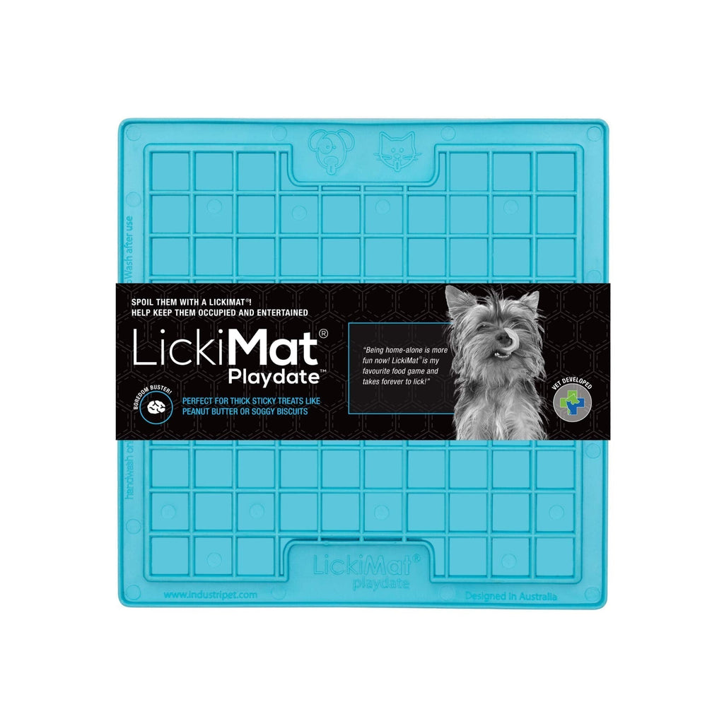 LICKIMAT Playdate Dog Turquoise - PawsPlanet Australia