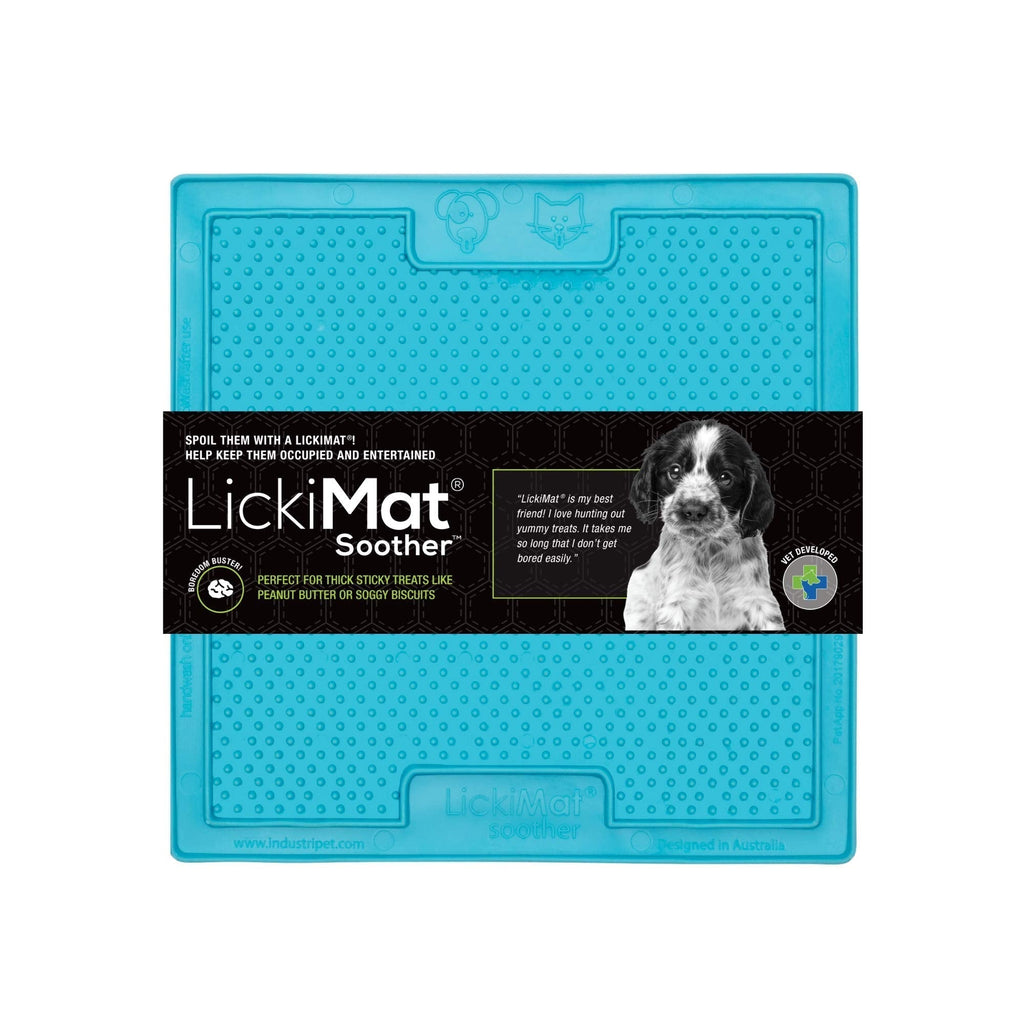 LICKIMAT Soother Dog Turquoise - PawsPlanet Australia