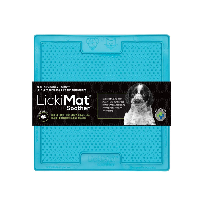 LICKIMAT Soother Dog Turquoise - PawsPlanet Australia