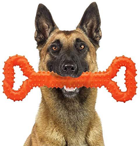 CMKJ Dog Toy for Aggressive Chewers,Durable Dog Toy for Changing Teeth for Energetic Dogs Medium Large Dogs (Orange) - PawsPlanet Australia