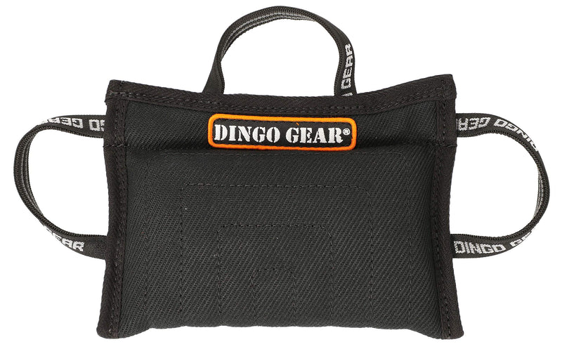 DINGO GEAR Dog Bite Pillow Handmade Wedge with 3 Handles for Training Medium Soft Nylcot, Red S00526 BLACK - PawsPlanet Australia