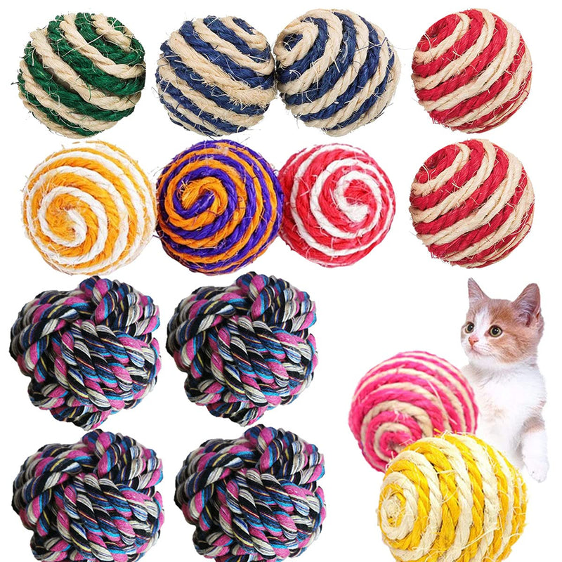 Osuter 15PCS Ball Toys Cats Bite Resistant Funny Cat Scratching Ball Multiple Colour Training Balls Cats - PawsPlanet Australia
