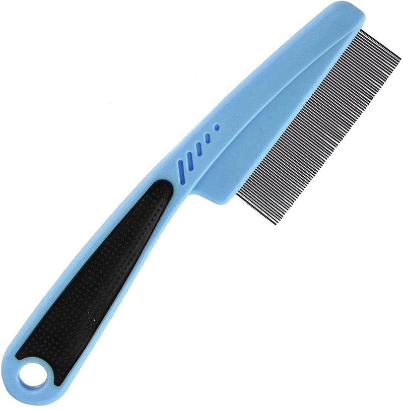 Pet Hair Comb Fine Flea Pet Comb For Dogs Cats Puppy Animals Pet Comb (Blue) Blue - PawsPlanet Australia