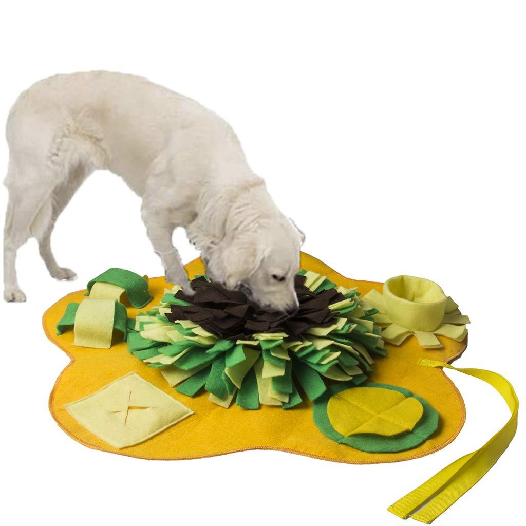 vocheer Dog Snuffle Mat, Dog Slow Feeding Mat Interactive Game for Boredom Sniffing Games Slow Feeding Bowl Encourages Natural Foraging Skills for Cats Dogs Portable Travel Use - PawsPlanet Australia