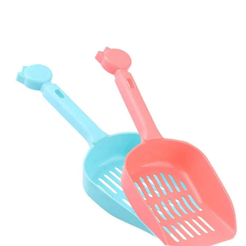 NA 2Pcs Cat Litter Scoop Pet Spreading Scoop With Strong Plastic Easy Handle for Pet Poop (Random Color) - PawsPlanet Australia