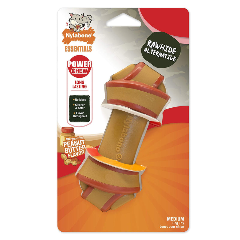 Nylabone Rawhide Alternative Knot Bone Dog Chew Toy, Medium - PawsPlanet Australia