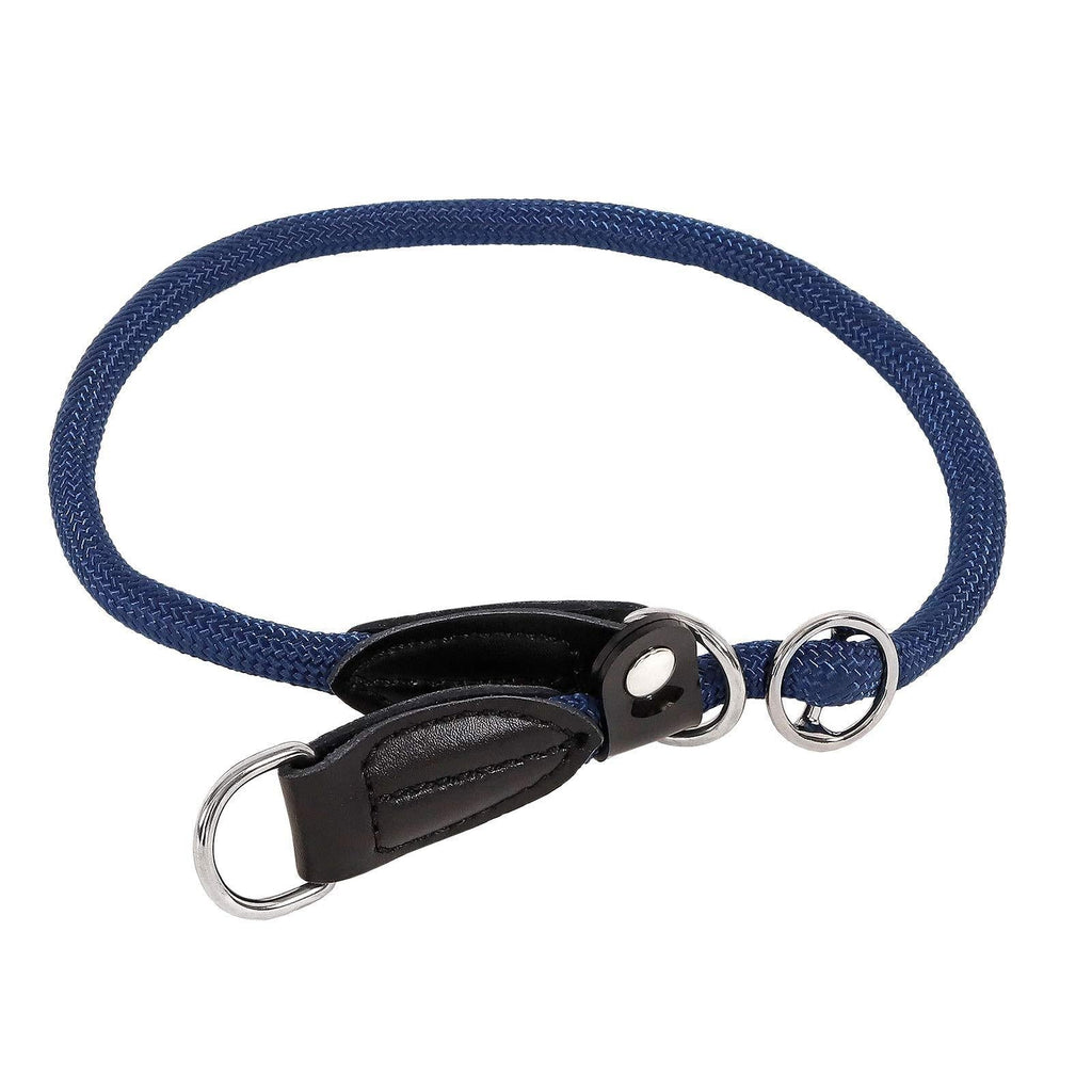 dibea Dog Collar Retriever Collar Dressage Collar Length 30 cm Diameter 0.8 cm Blue Länge 30 cm Ø 0,8 cm - PawsPlanet Australia