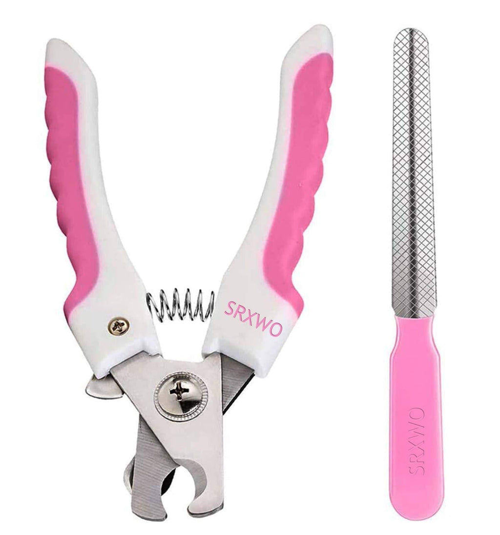 Dog Nail Clippers 2 pcs, Professional Pet Nails Clippers Kit with Claw Cutter/Nail File, Dog/Cat Grooming Nail Clipper Set Safety Guard for Small Medium Animal Nails Care - PawsPlanet Australia