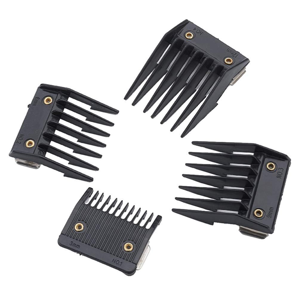 Beaupretty 4PCS Hair Clipper Guide Combs Limit Comb Attachment Combs Fits for All Full Size Hair Clippers Trimmers - PawsPlanet Australia