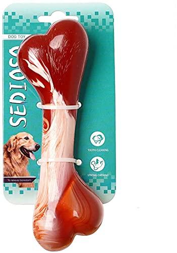 Sedioso Dog Toys for Aggressive chewers Large Breed, Tough Teething Clean Dog Chew Toys, Nearly Indestructible Nylone Interactive Dog Bone Toys for Middle, Big Dogs Large（Beef Flavor) - PawsPlanet Australia