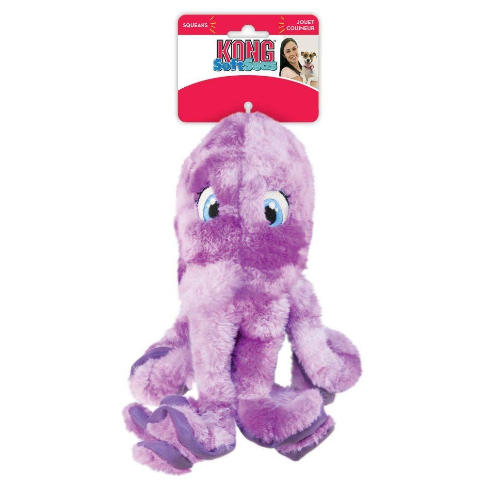 KONG SoftSeas Octopus Thick Plush Dog Toy - Large - PawsPlanet Australia