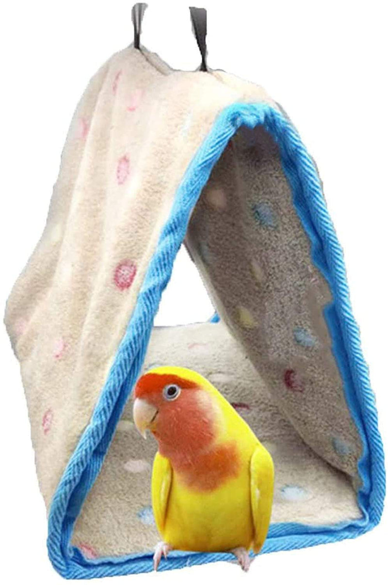 Wonninek Winter Warm Bird Nest House Bed Toy for Parrot Macaw Cockatiels Cockatoo Conure Cage Perch Toy (L) - PawsPlanet Australia