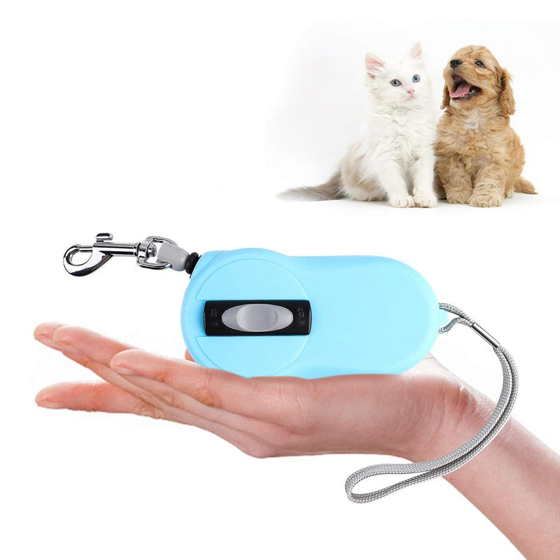SUPERNIGHT Extendable Dog Lead 3-Meter/9.8ft 360° Tangle-Free Mini Retractable Dog Leash Great for Small Breed Pets Dogs Cats Rabbits Under 10kg(22lbs) with One Easy Button Brake & Lock, Blue - PawsPlanet Australia