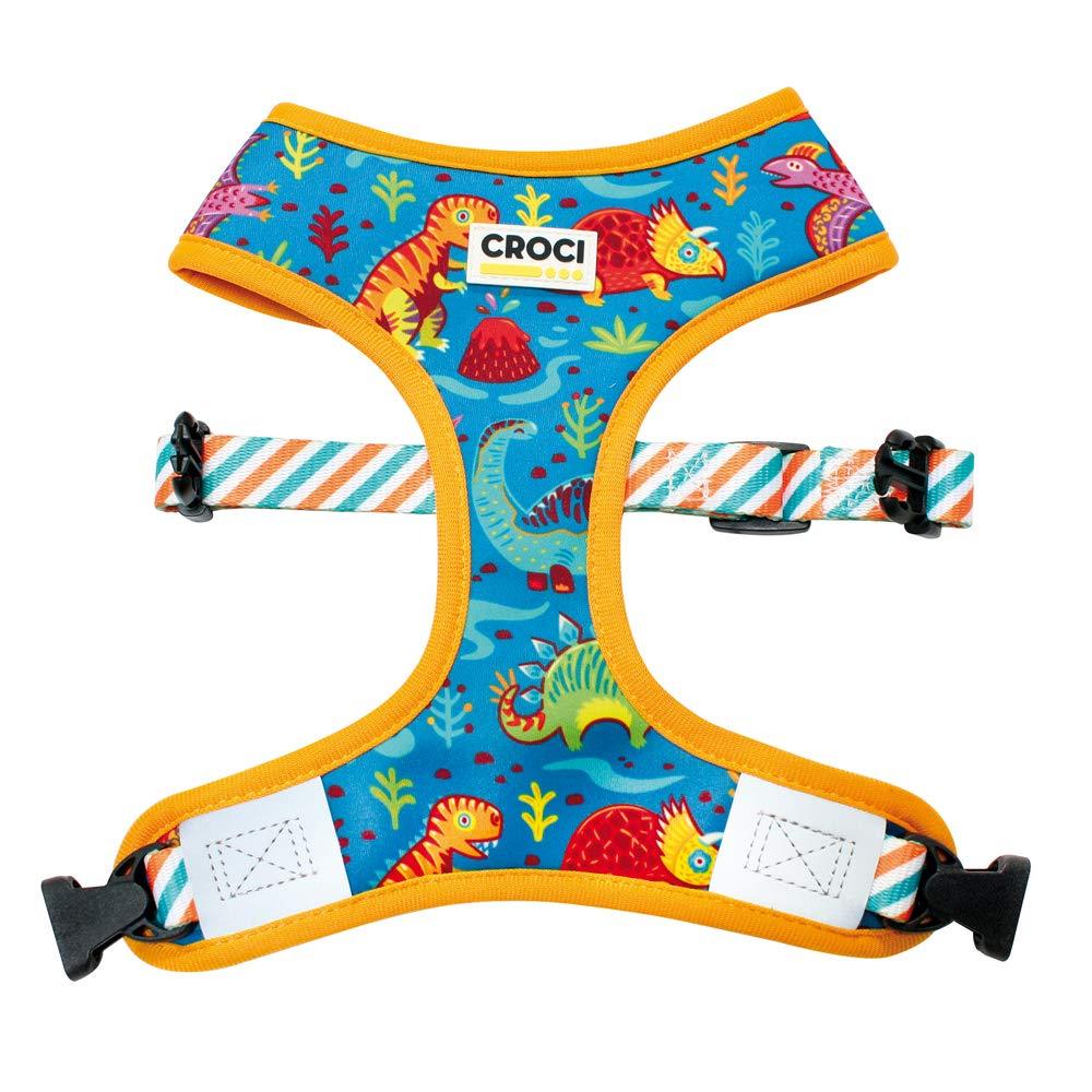 Cross Double Face Dinomania Dog Harness Medium - PawsPlanet Australia