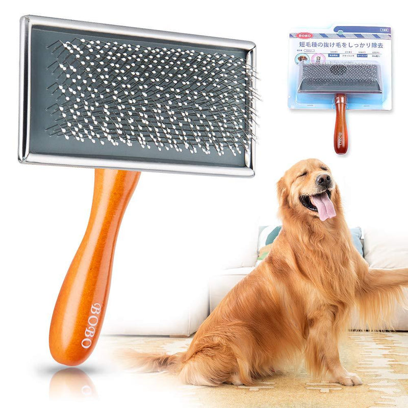 alouweekuky Pet Dog Cat Grooming Brush- for Large to Small Dog or Cat With Short to Long Hair-Best Shedding Brush Removes Loose Hair and Dead Fur Eliminates Tangles Pet Grooming Brush - PawsPlanet Australia