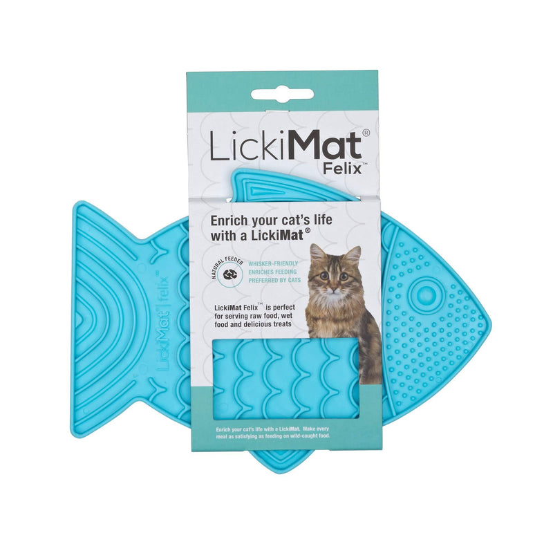 LICKIMAT Felix Turquoise - PawsPlanet Australia