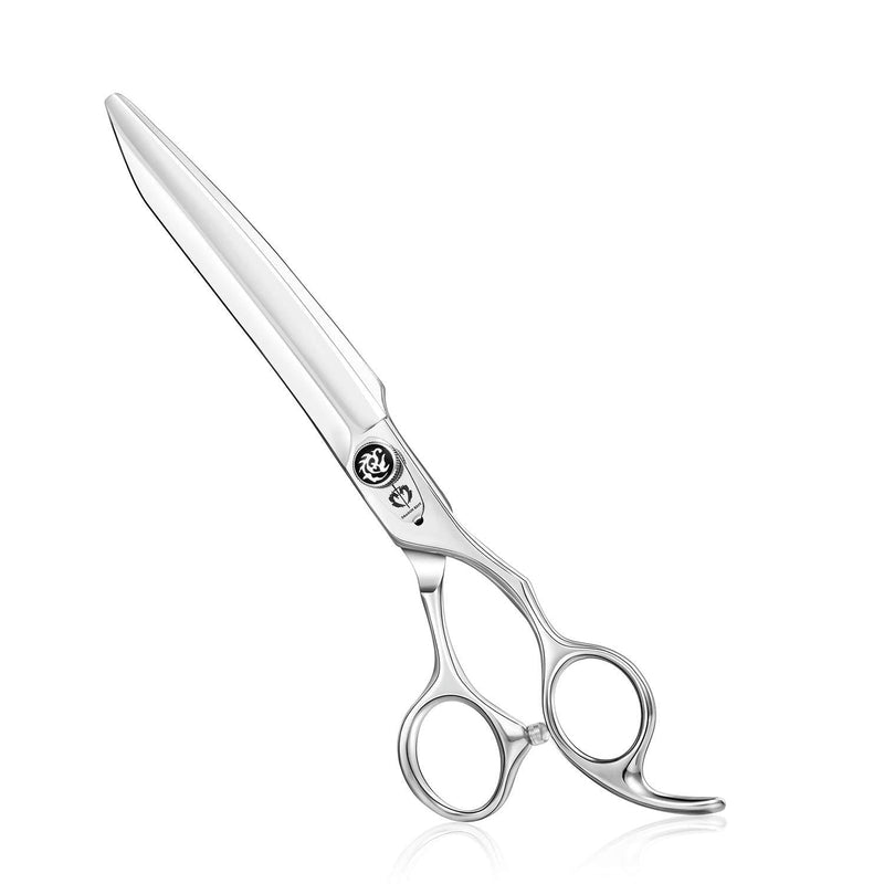 DRAGON RIOT 8.0" Professional Dog Grooming Scissors Pet Straight Cutting Shear Japanese Stainless Steel Razor Sharp Dog Scissors Hand Made D-8.0 inch cut shear - PawsPlanet Australia