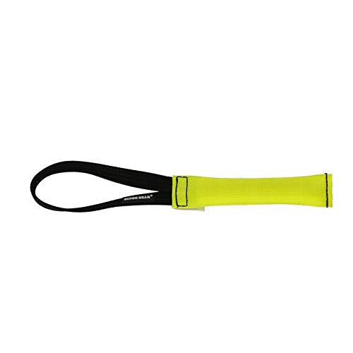 DINGO GEAR Firehose Bite Tug Strong Dog Toy, Yellow, 0.058 kg - PawsPlanet Australia