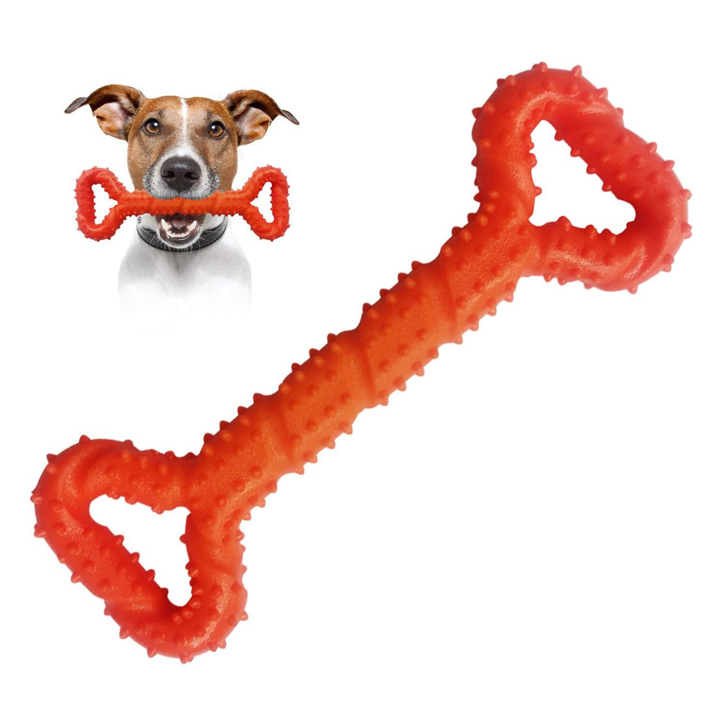 Auoinge Dog Chew toys for Aggressive Chewers, Strong Dog toys Indestructible for Boredom TPR Dog Teeth Cleaning Toys for Medium Large Dogs 13 Inches - PawsPlanet Australia