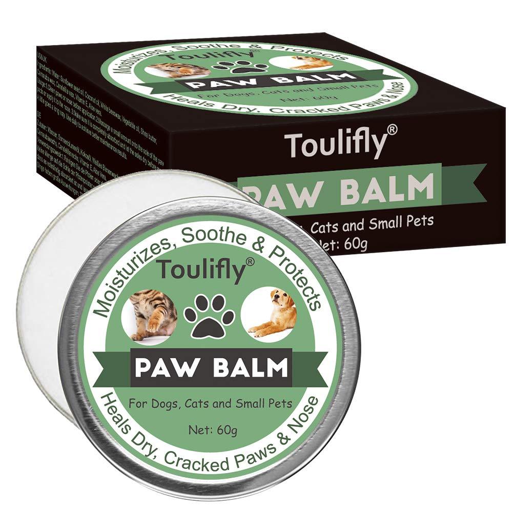 Toulifly Paw Balm for Dogs, Paw Soother, Paw and Nose Balm Wax for Dogs and Cats, Heals, Soothes, and Protects Cracked and Dry Paws and Noses 60 g (Pack of 1) - PawsPlanet Australia