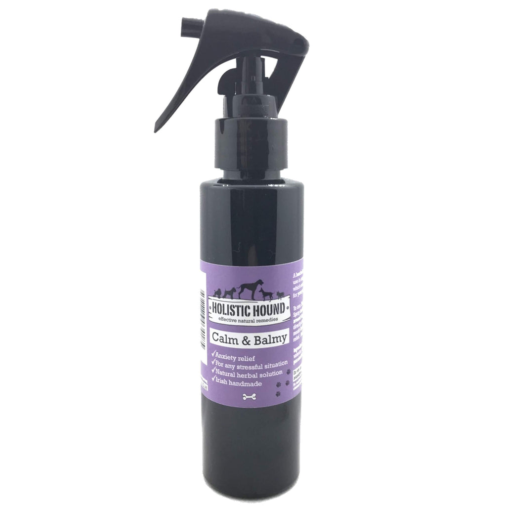 Holistic Hound Calm n Balmy Calming Spray for Dogs & Pets - Lavender Spray to Reduce Anxiety and Aggression - 100% Natural Essential Oils, No Chemicals, Parabens or Pheromones - 100ml Spray Bottle - PawsPlanet Australia