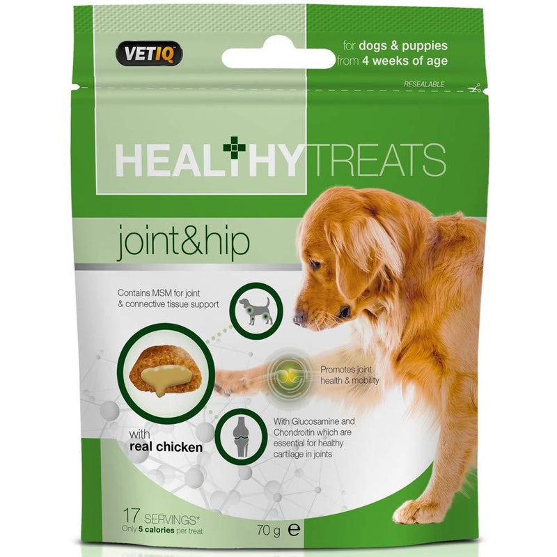 VetIQ HT Joint Care Treats - Dog 70g MP Chicken 70 g (Pack of 4) - PawsPlanet Australia