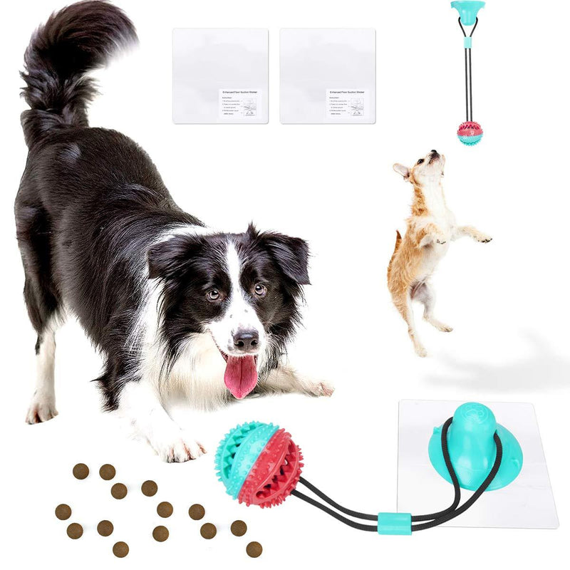 FONPOO Suction Cup Dog Toy, Interactive Dog Toys for Boredom, Puzzle Puppy Chew Toys with Bell, Upgraded Version of Dog Tug Toy Suitable for Puppy and Medium Dogs - PawsPlanet Australia