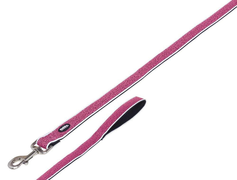 Nobby Cayo Lead Pink Length 120 cm Width 25/35 mm 112 g - PawsPlanet Australia