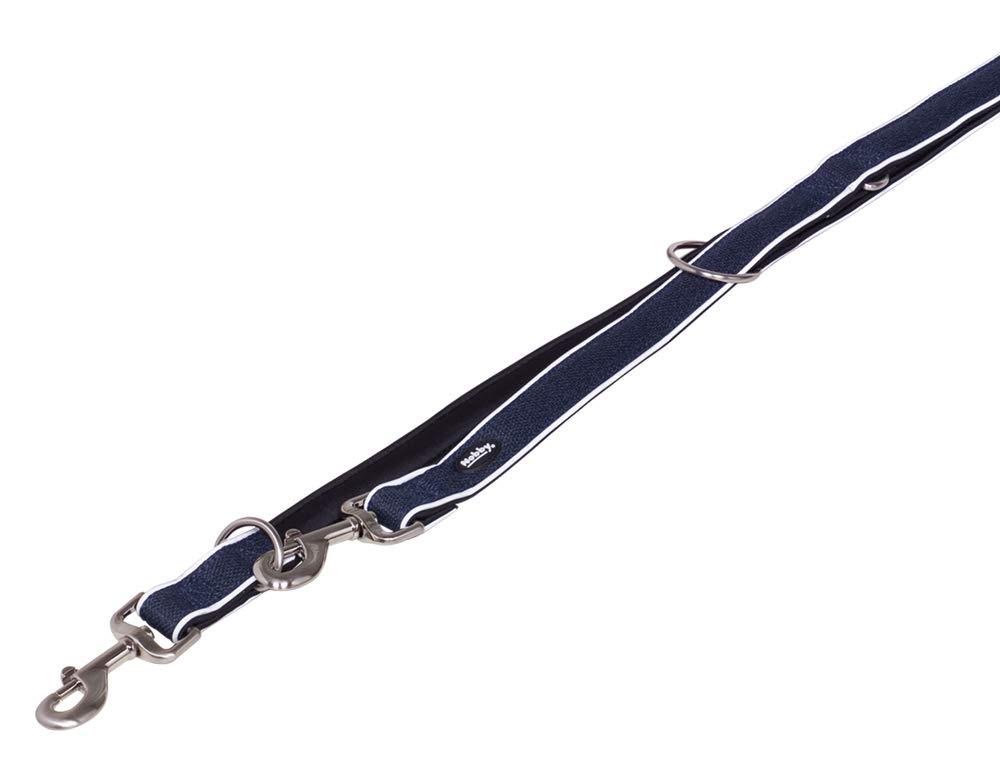 Nobby Cayo Dog Lead Length 200 cm Width 15/20 mm Navy 180 g - PawsPlanet Australia