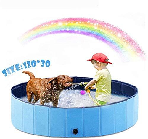 Foldable Dog Pool Pet Bathing Tub,Paddling Pool For Kids,Dog Bath Pool Bathtub Non-Slip Ball Pits Paddling Bathing Pool For Garden Patio Bathroom(M(120* 30CM)) L-120*30CM - PawsPlanet Australia