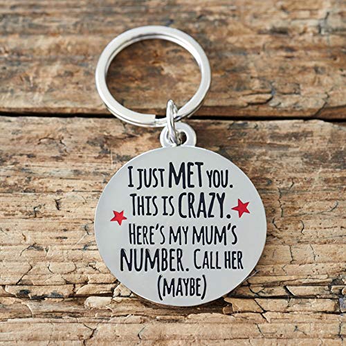 Sweet William I Just Met You This Is Crazy Dog ID Name Tag - PawsPlanet Australia