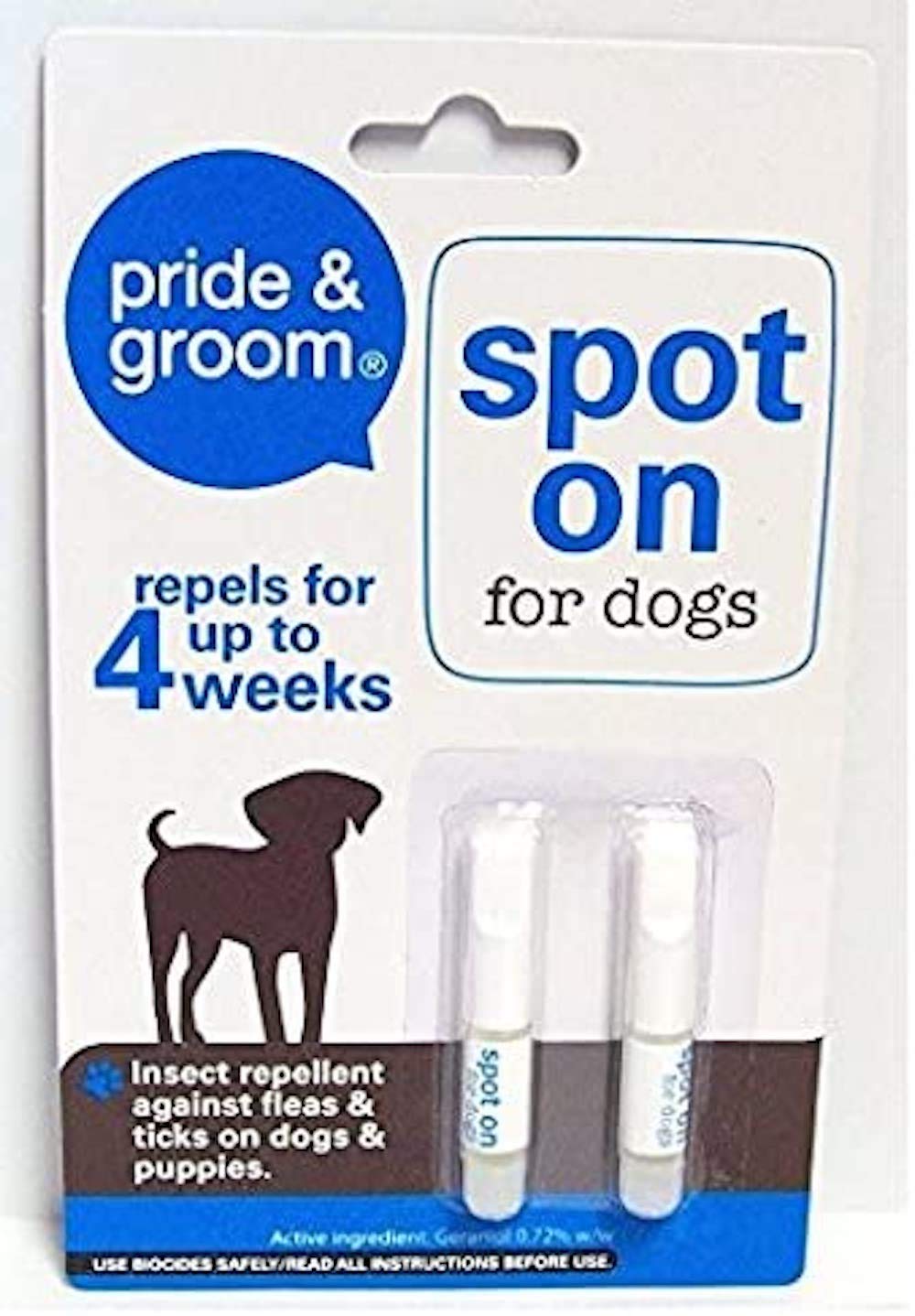 Dog Flea & Tick Insect Repellant Treatment - 1 Pack of 2 - PawsPlanet Australia
