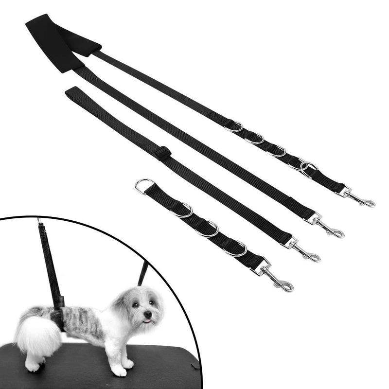 Camidy Pet Grooming Restraint Belly Strap for Dog Cat Hair Cutting Bathing,Pet Table Harness Leash Dog Holder Noose Loop for Table Arm Grooming - PawsPlanet Australia