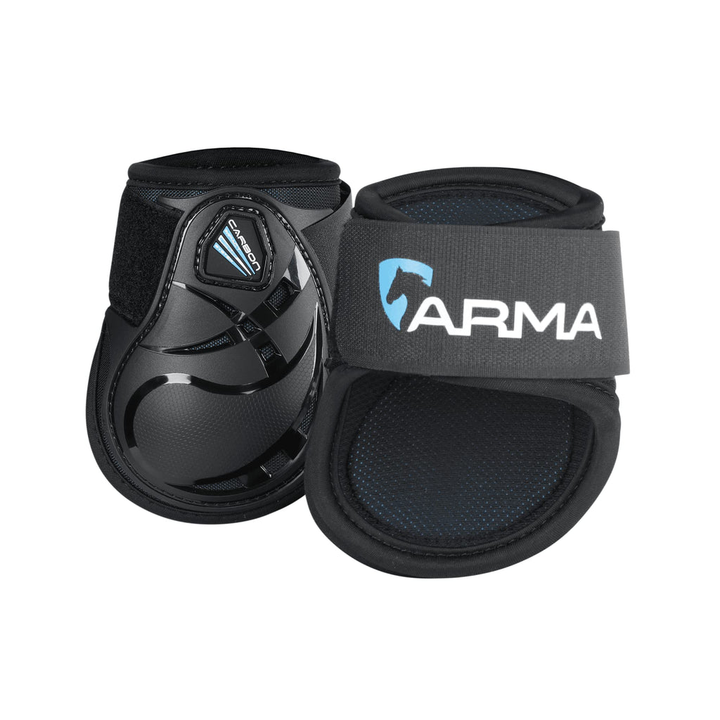 Shires Arma Carbon Fetlock Boots - Black Full - PawsPlanet Australia