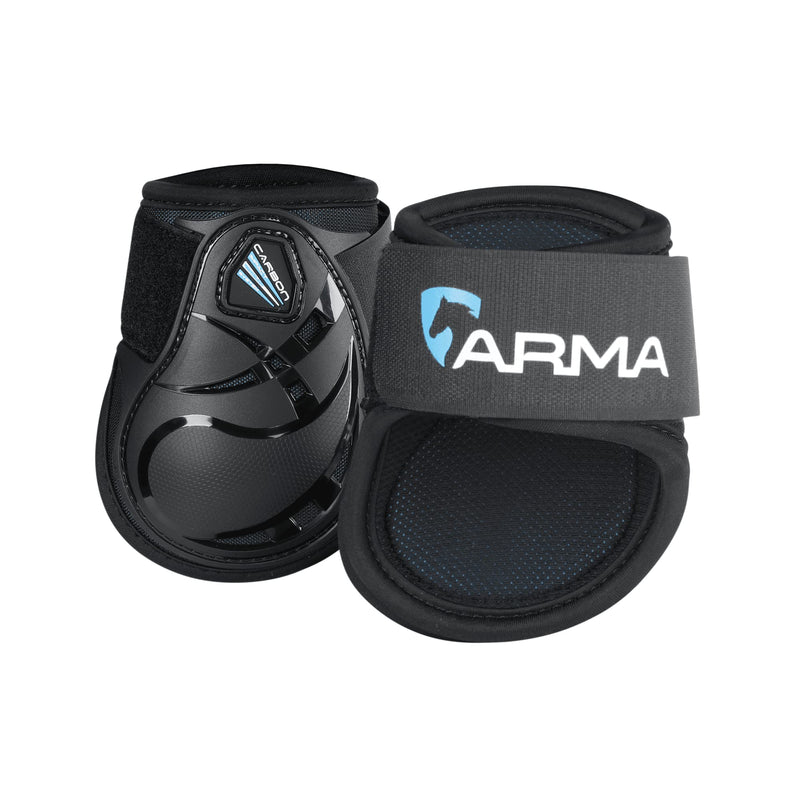 Shires Arma Carbon Fetlock Boots - Black Full - PawsPlanet Australia