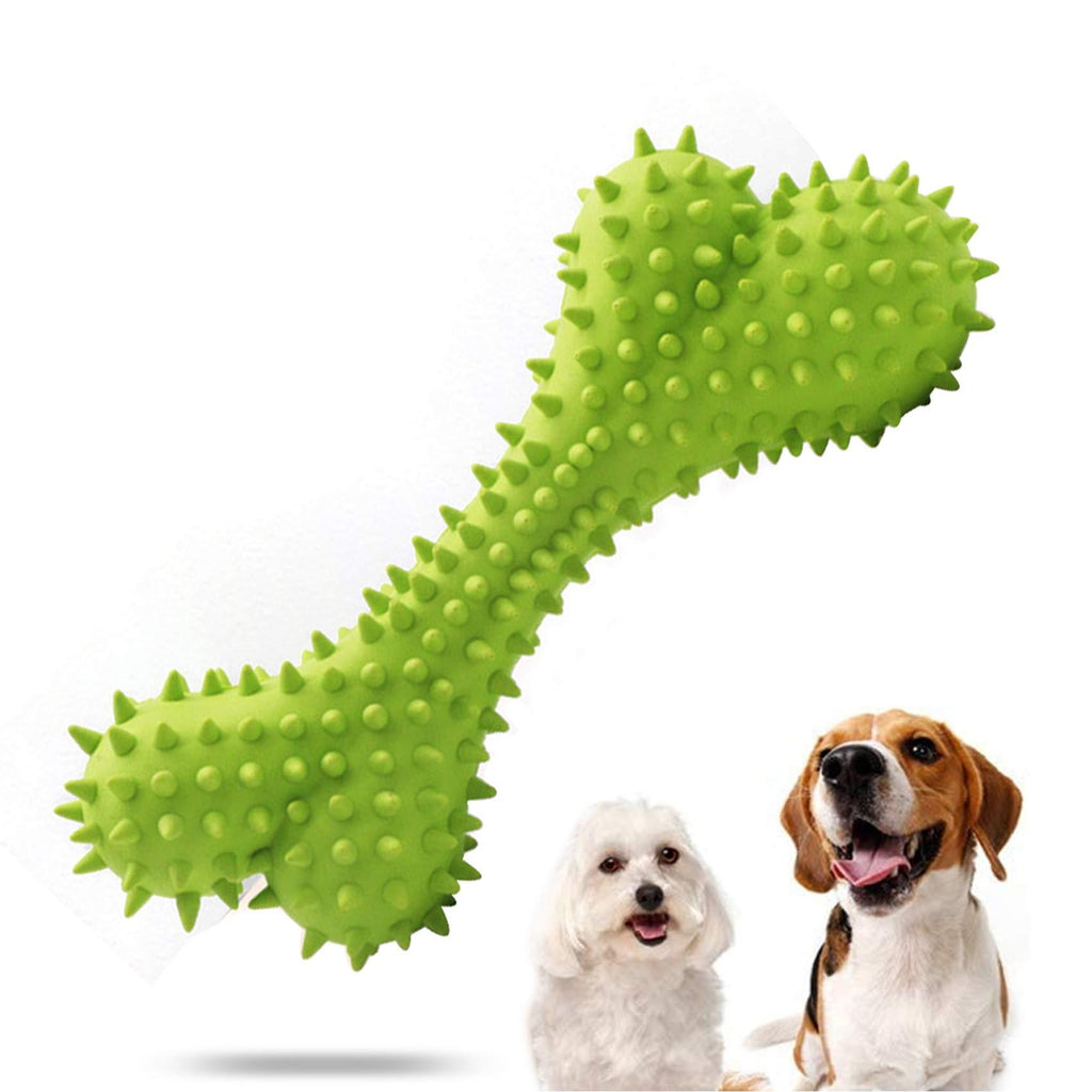 Sunshine smile Chew Bone Toys,Dog Dental Chew Toy,Dog teeth cleaning,Tooth Cleaning Toys,Dog Pet Chew Tooth Cleaning Ring Toy,Chew Bone Toys (green) green - PawsPlanet Australia