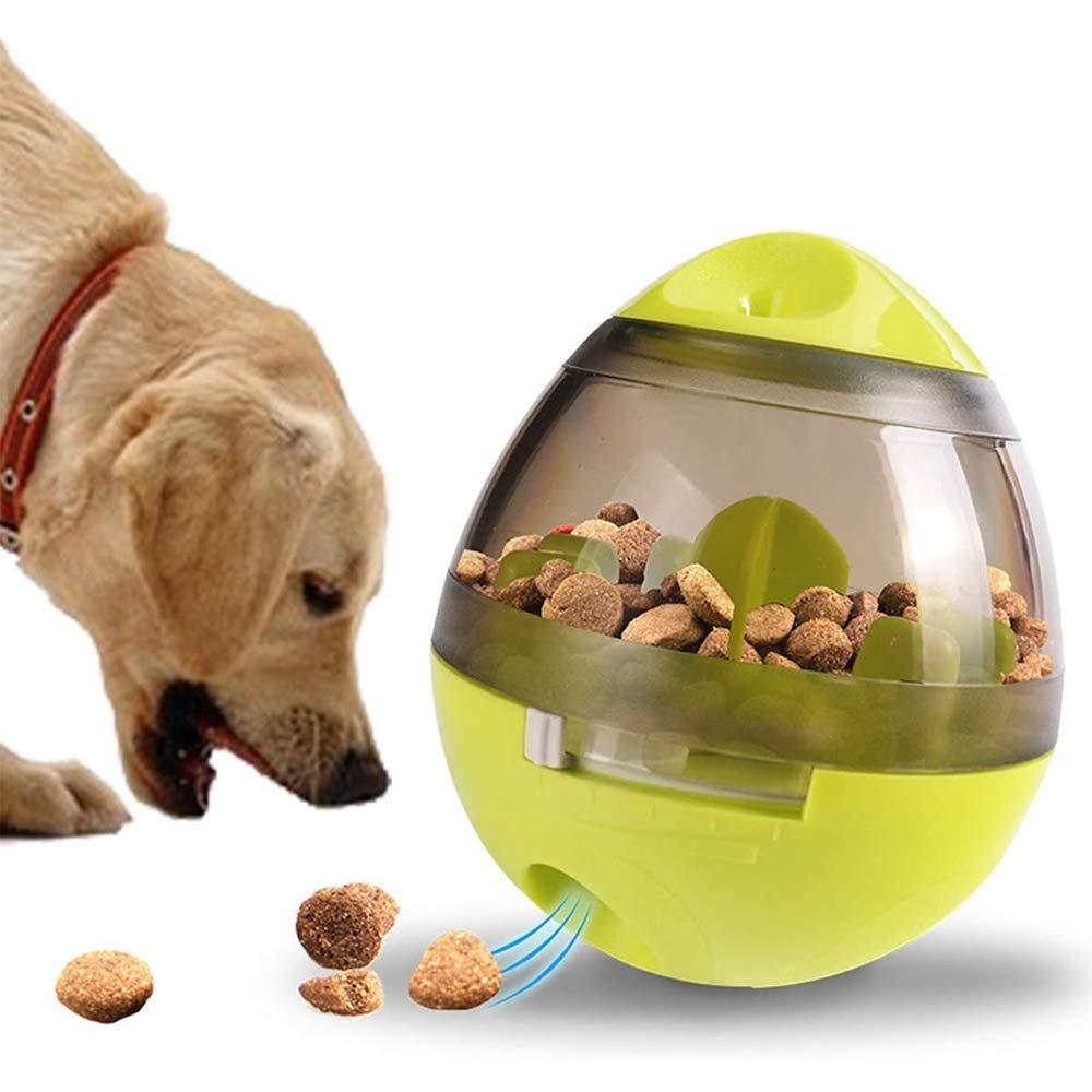 Treat Dispenser Dog Toy,Dog Treat Ball,Food Dispenser-IQ Treat Ball Interactive Feeder Dispensing Dog Toy for Dogs & Cats Funny Puzzle Food Ball - PawsPlanet Australia