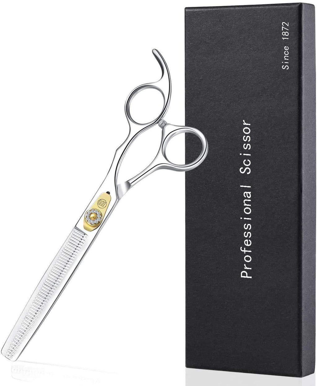Moontay Pet Thinning Scissors Dog Grooming Scissors Professional Pet Hair Thinning Safe And Sharp Dog Shears Trimming Scissors For Pet Groomer Or Family DIY Use Thinning Scissor - PawsPlanet Australia