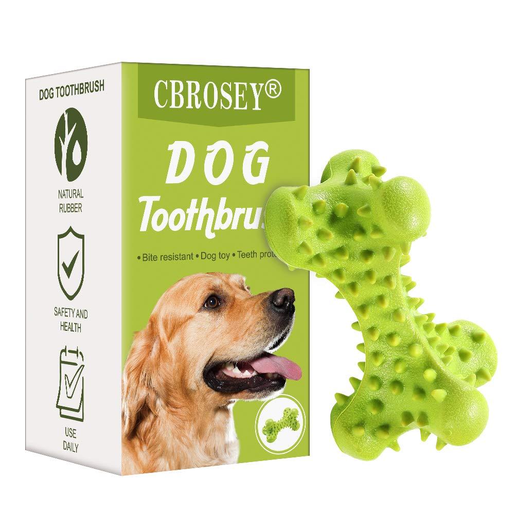 CBROSEY Dog Toothbrush,Dog Chews Toys,Dog Toothbrush Stick,Dog Dental Sticks,Dog Teeth Cleaning Chews,Indestructible Dog Chew Toys,Dental Oral Care for Medium Dogs Green - PawsPlanet Australia