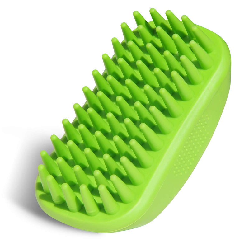 Professional Dog Brush, Great Bathing Comb for Shampooing and Massaging Dogs, Cats, Horse with Short or Long Hair - Soft Rubber Bristles Shedding/Washing Brush Gently Removes Loose & Shed Fur. - PawsPlanet Australia
