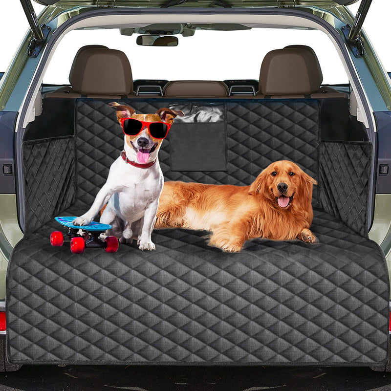 newoer Car Boot Liner Protector for Dogs, Waterproof Dog Seat Cover Car Mat for Back Seat Trucks/SUV with Bumper Flap Protector, Nonslip Dog Seat Cover 185 * 105cm - PawsPlanet Australia