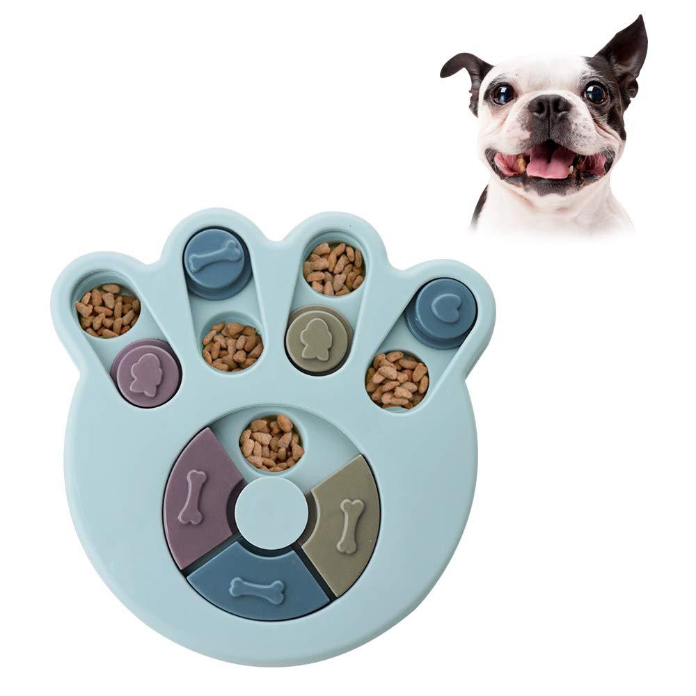 Andiker Dog Puzzle Feeder Toy, Durable Dog Interactive Toy, Dog Training Brain Games, Improving IQ, 3 Colors (Blue) Blue - PawsPlanet Australia