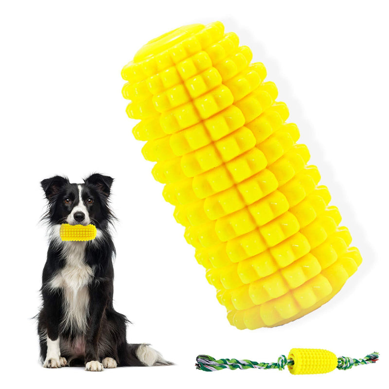 Dog Toys, Dog Chews Toy Corn Shaped with Rope, Indestructible Dog Toys, Dog Treats Tough Interactive Dog Toy Soft Puppy Toys Dog Toothbrush for Boredom, Dog Toys for Large Dogs Small Middle Dogs - PawsPlanet Australia