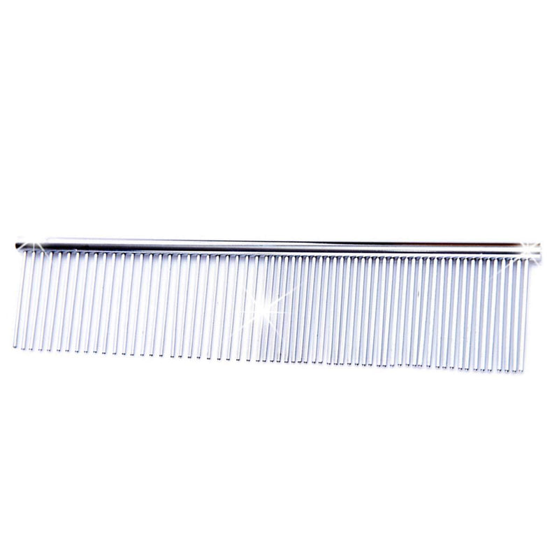 Pet Comb, Stainless Steel Combing Tool Long Hair Comb for Dog and Cat - PawsPlanet Australia