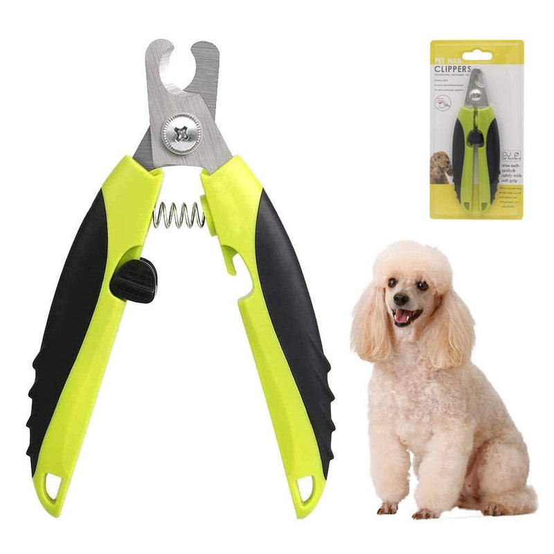 Cosswe Professional Dog Nail Clippers and Trimmers with-Protective Guard to Avoid Over-Cutting Nails Cat Nail Trimmer with Non Slip Handle for Cleaning and Beauty - PawsPlanet Australia