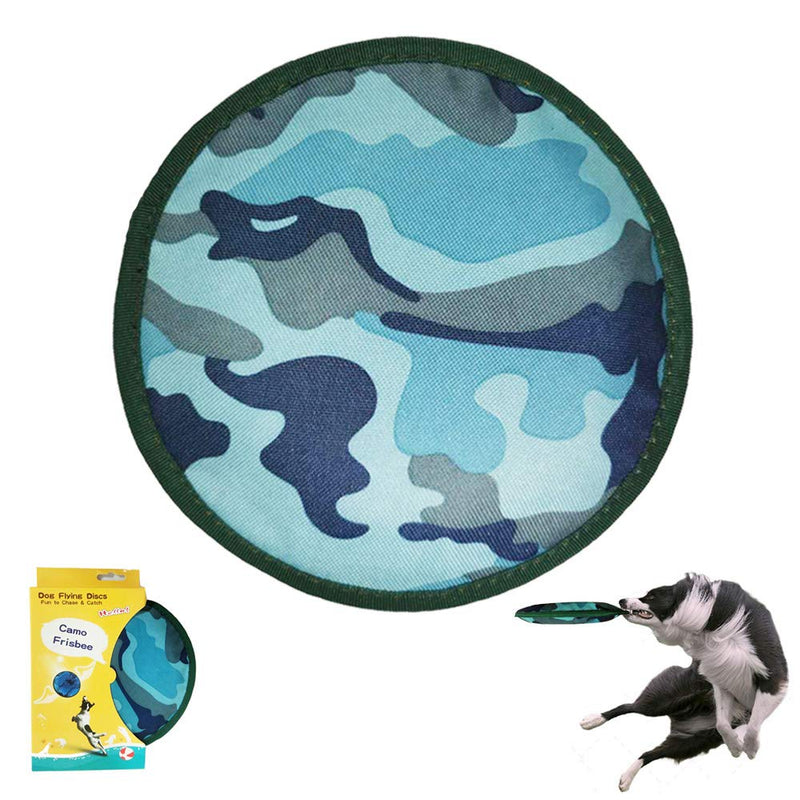 Lemcrvas Dog Flying Disc Large Toy with Squeaker for Large Dogs Non-Toxic & Non-slip 600D Oxford Cloth for Puppies & Pets - PawsPlanet Australia