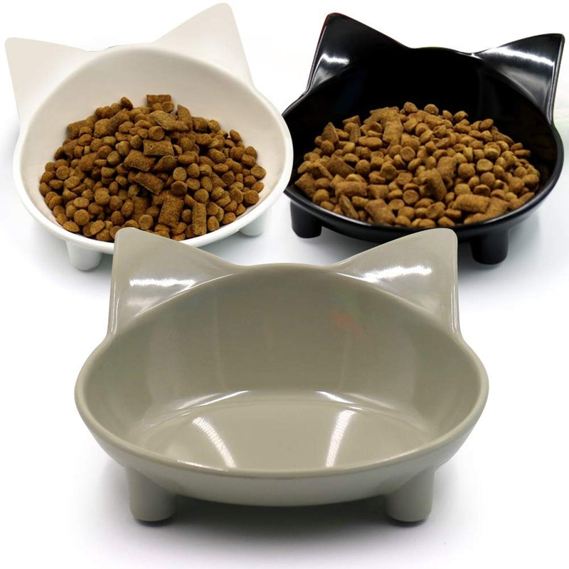 cat bowls Anti-slip Multi-purpose Cat Food Bowl Pet Water Bowl Cat Feeding Bowls (3 Pack) - PawsPlanet Australia