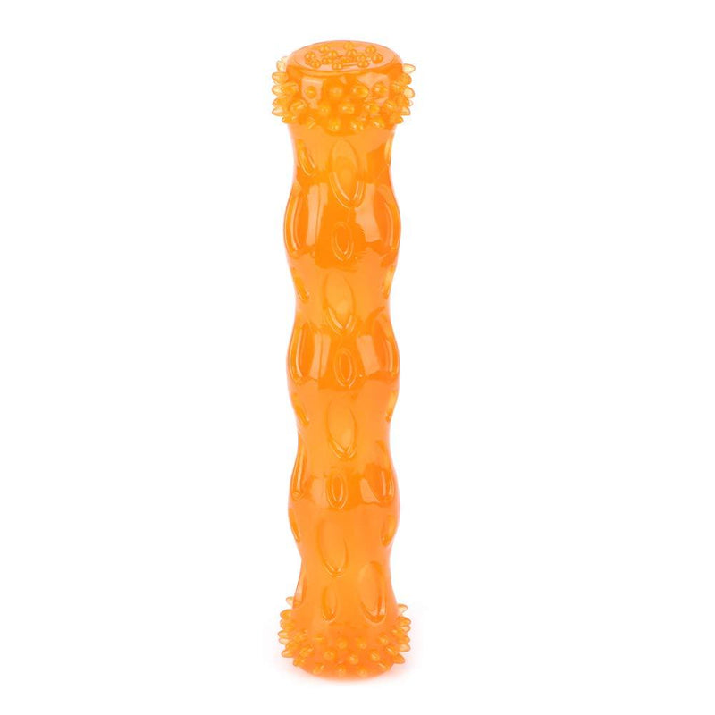 Pet Molar Toy, Silicone Non-toxic Safe Pet Chewing Teeth Cleaning Toy Bite Resistant Interactive IQ Training Toy for Dogs Cats(Orange) Orange - PawsPlanet Australia