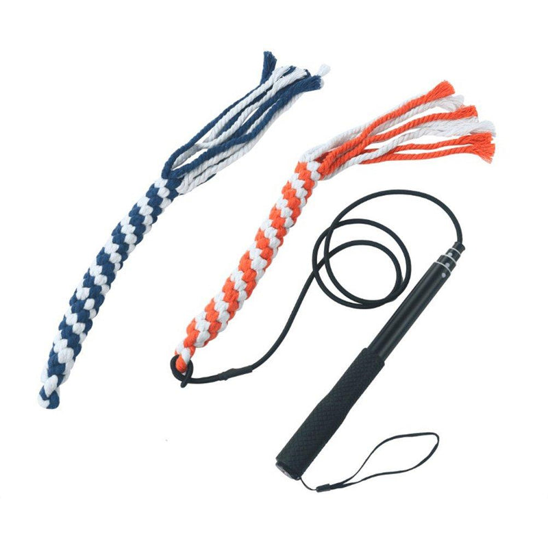 VILLCASE Extendable Dog Toys-Dog Portable Chewing Toy Dog Flirt Pole Toy Outdoor Funny Interactive Dog Toys Chasing Tail Interactive Training Rope for Dog - PawsPlanet Australia